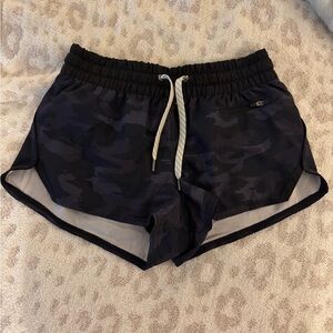 Vuori Black Camo Clementine Shorts 2.5”